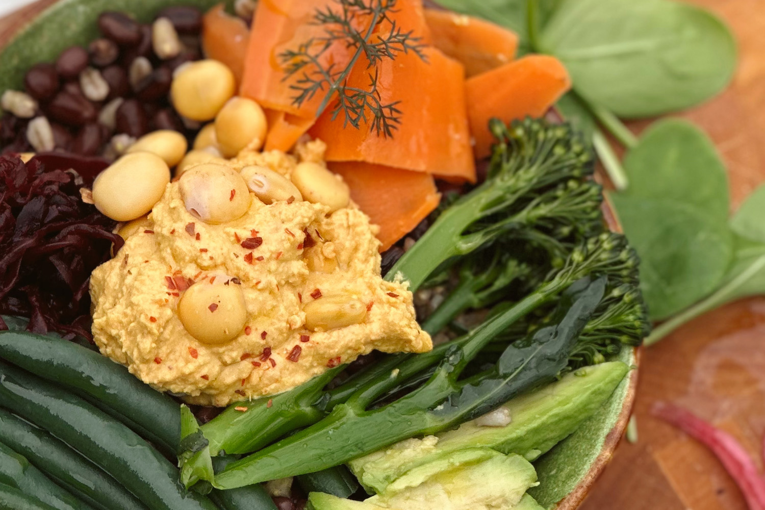 Groente Granen en Bonen Bowl